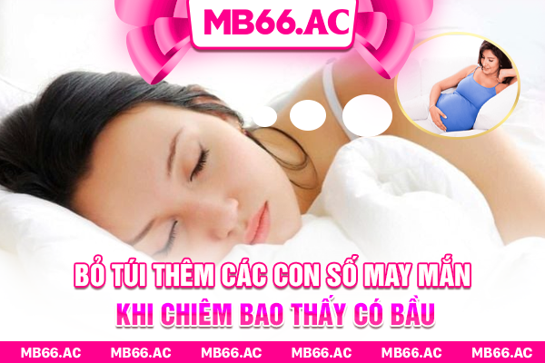 Bỏ túi thêm các con số may mắn khi chiêm bao thấy có bầu
