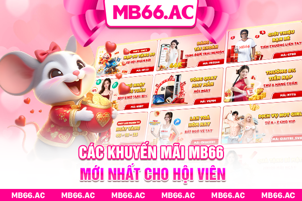 Các khuyến mãi MB66 mới nhất cho hội viên